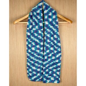 Women's Handmade Crochet Scarf Bundle Pastel Multicolor Coquette Cottage Grandma